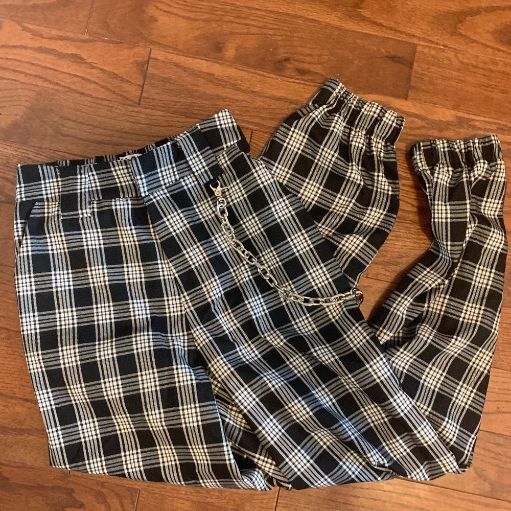 I AM GIA Plaid Pants